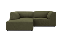 Hoekbank Sao ribstof links