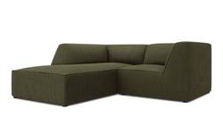 Hoekbank Sao ribstof links