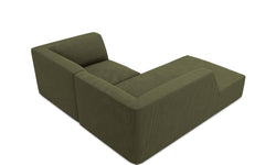 Hoekbank Sao ribstof links