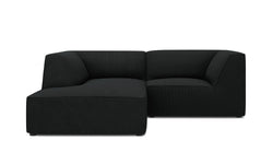 Hoekbank Sao ribstof links