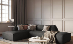 Hoekbank Sao Lounge ribstof links