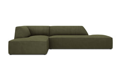 Hoekbank Sao Lounge ribstof links