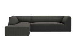 Hoekbank Sao ribstof links
