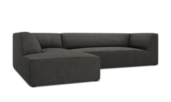 Hoekbank Sao ribstof links