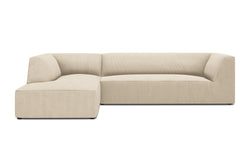 Hoekbank Sao ribstof links