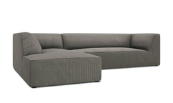 Hoekbank Sao ribstof links
