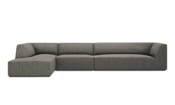 Hoekbank Sao ribstof links