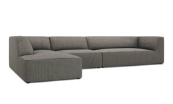 Hoekbank Sao ribstof links