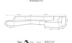 U-bank Sao velvet links