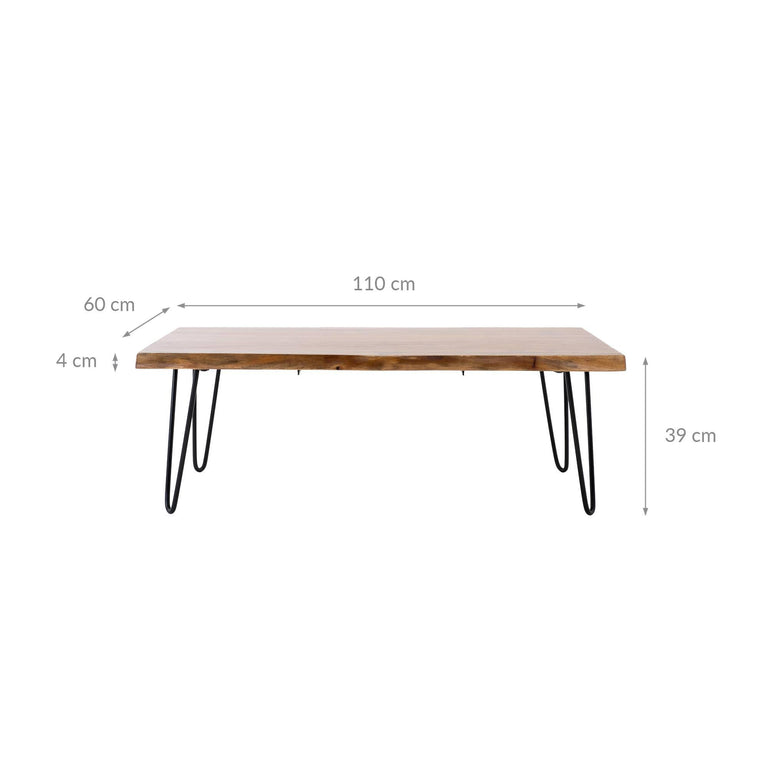 Salontafel Maddy acaciahout