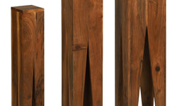 Set van 3 decoratieve zuilen Grace acaciahout