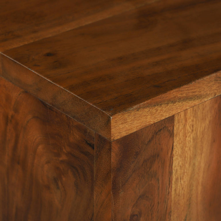 Set van 3 decoratieve zuilen Grace acaciahout