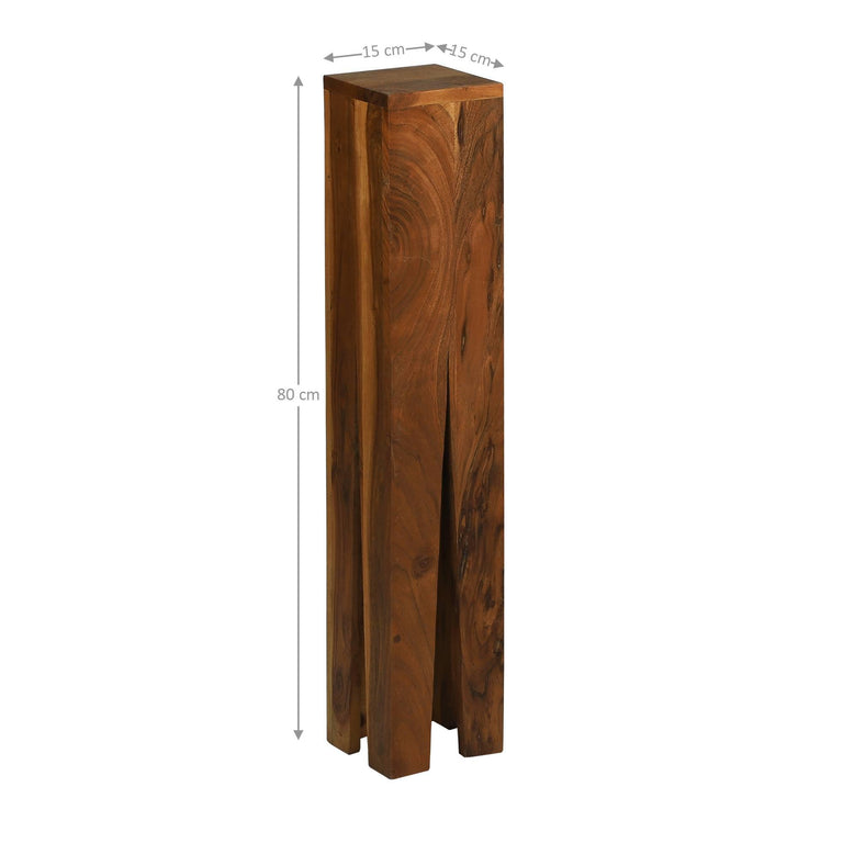 Set van 3 decoratieve zuilen Grace acaciahout