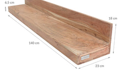 Wandplank Fenna acaciahout