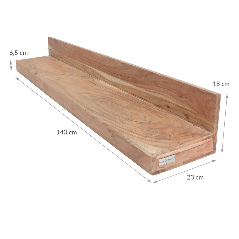 Wandplank Fenna acaciahout