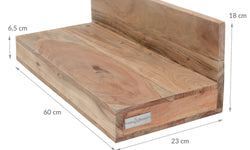 Wandplank Fenna acaciahout