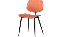 Set van 2 eetkamerstoelen Jackie velvet