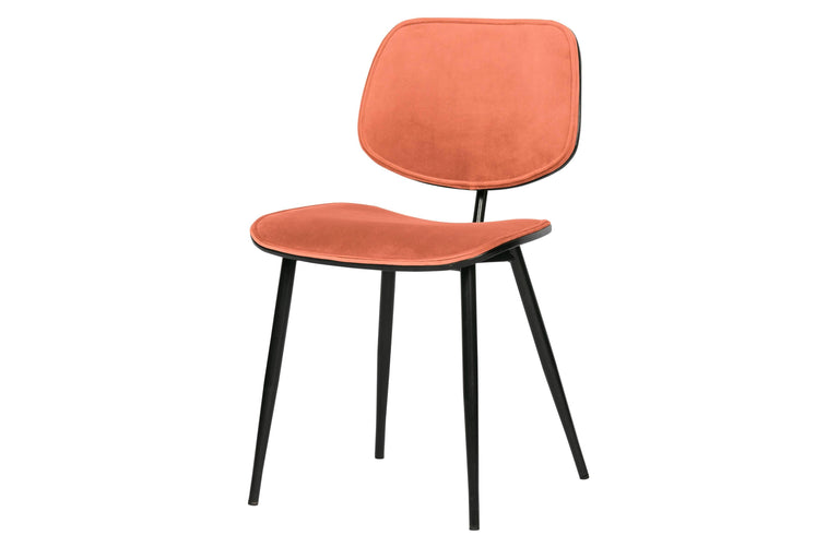 Set van 2 eetkamerstoelen Jackie velvet